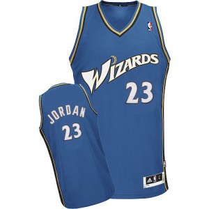 Maillot NBA Bleu Michael Jordan #23 Washington Wizards Swingman Homme Adidas