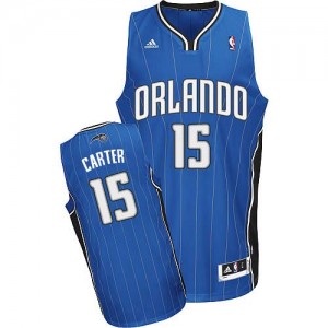 Maillot NBA Bleu royal Vince Carter #15 Orlando Magic Road Swingman Homme Adidas
