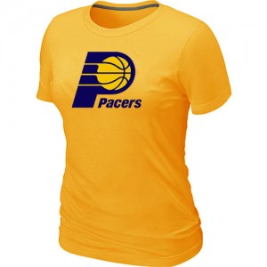 T-shirt principal de logo Indiana Pacers NBA Big & Tall Jaune - Femme