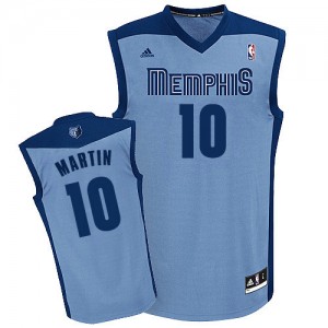 Memphis Grizzlies #10 Adidas Alternate Bleu clair Swingman Maillot d'équipe de NBA pas cher - Jarell Martin pour Homme