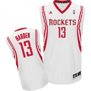 Houston Rockets #13 Adidas Home Blanc Swingman Maillot d'équipe de NBA pour pas cher - James Harden pour Homme