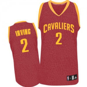 Cleveland Cavaliers #2 Adidas Crazy Light Rouge Authentic Maillot d'équipe de NBA pour pas cher - Kyrie Irving pour Homme