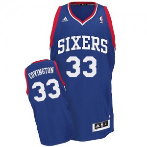 Maillot NBA Bleu royal Robert Covington #33 Philadelphia 76ers Alternate Swingman Homme Adidas