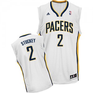 Maillot NBA Swingman Rodney Stuckey #2 Indiana Pacers Home Blanc - Homme