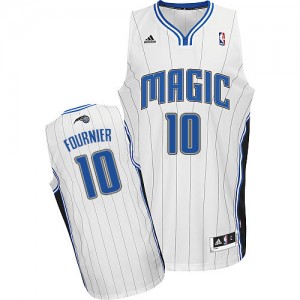 Orlando Magic #10 Adidas Home Blanc Swingman Maillot d'équipe de NBA Discount - Evan Fournier pour Homme