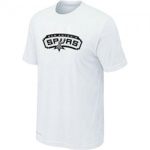 T-shirt principal de logo San Antonio Spurs NBA Big & Tall Blanc - Homme