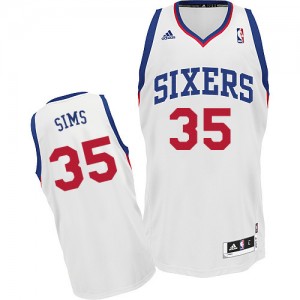 Maillot NBA Swingman Henry Sims #35 Philadelphia 76ers Home Blanc - Homme