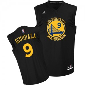 Maillot NBA Authentic Andre Iguodala #9 Golden State Warriors Fashion Noir - Homme