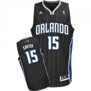 Maillot NBA Noir Vince Carter #15 Orlando Magic Alternate Swingman Homme Adidas