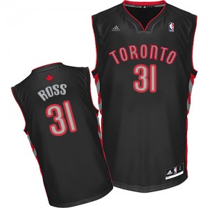 Toronto Raptors #31 Adidas Alternate Noir Swingman Maillot d'équipe de NBA à vendre - Terrence Ross pour Homme