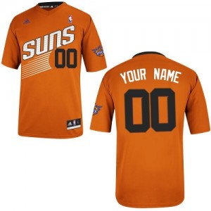 Phoenix Suns Personnalisé Adidas Alternate Orange Maillot d'équipe de NBA pas cher - Swingman pour Homme