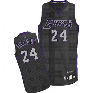 Los Angeles Lakers #24 Adidas Rhythm Fashion Noir Authentic Maillot d'équipe de NBA en soldes - Kobe Bryant pour Homme