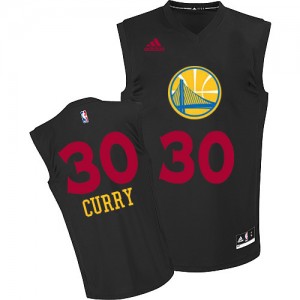 Maillot Swingman Golden State Warriors NBA New Fashion Noir - #30 Stephen Curry - Homme