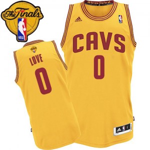 Maillot Swingman Cleveland Cavaliers NBA Alternate 2015 The Finals Patch Or - #0 Kevin Love - Enfants