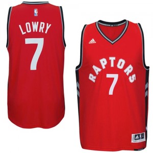 Toronto Raptors #7 Adidas climacool Rouge Authentic Maillot d'équipe de NBA Prix d'usine - Kyle Lowry pour Homme