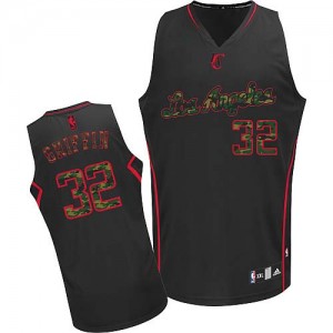 Los Angeles Clippers #32 Adidas Fashion Camo noir Authentic Maillot d'équipe de NBA vente en ligne - Blake Griffin pour Homme