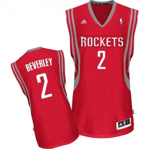 Houston Rockets Patrick Beverley #2 Road Swingman Maillot d'équipe de NBA - Rouge pour Homme
