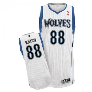 Maillot NBA Minnesota Timberwolves #88 Nemanja Bjelica Blanc Adidas Authentic Home - Homme