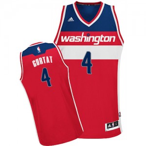 Maillot NBA Swingman Marcin Gortat #4 Washington Wizards Road Rouge - Homme