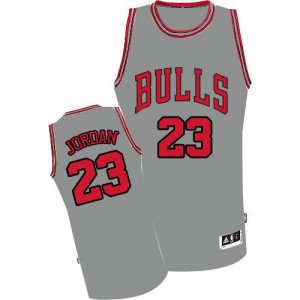 Maillot NBA Authentic Michael Jordan #23 Chicago Bulls Gris - Homme