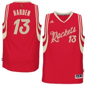 Maillot Authentic Houston Rockets NBA 2015-16 Christmas Day Rouge - #13 James Harden - Homme