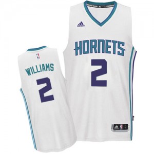Maillot NBA Blanc Marvin Williams #2 Charlotte Hornets Home Authentic Homme Adidas