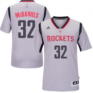 Houston Rockets KJ McDaniels #32 Alternate Authentic Maillot d'équipe de NBA - Gris pour Homme