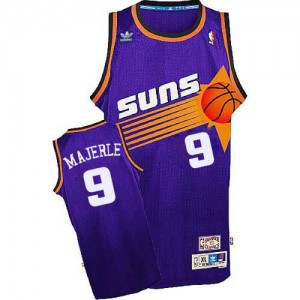 Phoenix Suns #9 Adidas Throwback Violet Swingman Maillot d'équipe de NBA pas cher - Dan Majerle pour Homme