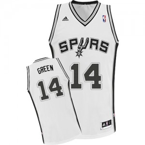 Maillot NBA Swingman Danny Green #14 San Antonio Spurs Home Blanc - Homme