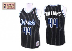 Orlando Magic Mitchell and Ness Jason Williams #44 Throwback Swingman Maillot d'équipe de NBA - Noir pour Homme