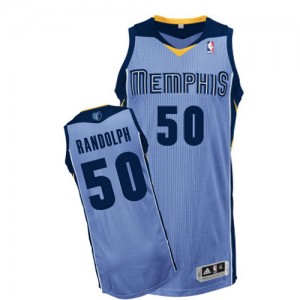 Maillot NBA Bleu clair Zach Randolph #50 Memphis Grizzlies Alternate Authentic Enfants Adidas