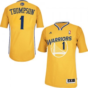 Golden State Warriors #1 Adidas Alternate Or Swingman Maillot d'équipe de NBA Discount - Jason Thompson pour Homme