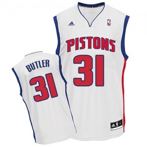Maillot Swingman Detroit Pistons NBA Home Blanc - #31 Caron Butler - Homme