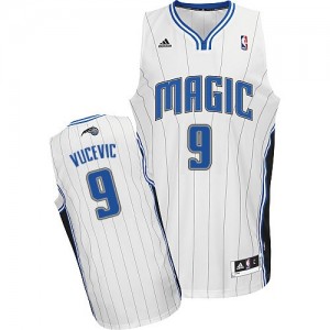 Maillot NBA Blanc Nikola Vucevic #9 Orlando Magic Home Swingman Homme Adidas