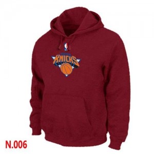 Pullover Sweat à capuche New York Knicks NBA Rouge - Homme