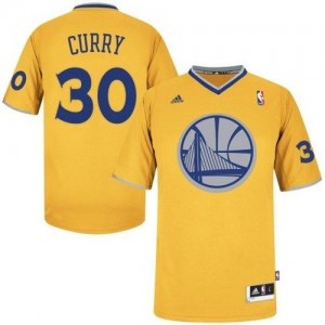Maillot Swingman Golden State Warriors NBA 2013 Christmas Day Or - #30 Stephen Curry - Homme