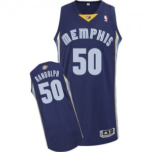 Memphis Grizzlies #50 Adidas Road Bleu marin Authentic Maillot d'équipe de NBA pas cher en ligne - Zach Randolph pour Homme