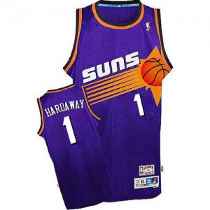 Phoenix Suns Penny Hardaway #1 Throwback Authentic Maillot d'équipe de NBA - Violet pour Homme