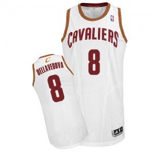 Maillot Authentic Cleveland Cavaliers NBA Home Blanc - #8 Matthew Dellavedova - Homme