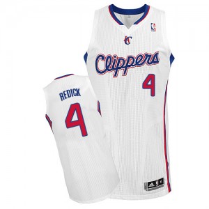 Maillot Adidas Blanc Home Authentic Los Angeles Clippers - JJ Redick #4 - Homme