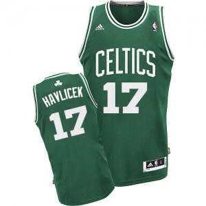 Maillot Swingman Boston Celtics NBA Road Vert (No Blanc) - #17 John Havlicek - Homme