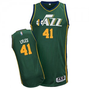 Maillot NBA Authentic Trey Lyles #41 Utah Jazz Alternate Vert - Homme