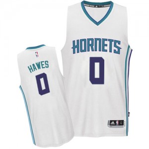 Maillot NBA Charlotte Hornets #0 Spencer Hawes Blanc Adidas Swingman Home - Homme