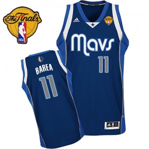 Maillot Swingman Dallas Mavericks NBA Alternate Finals Patch Bleu marin - #11 Jose Barea - Homme