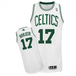Maillot Authentic Boston Celtics NBA Home Blanc - #17 John Havlicek - Homme