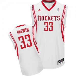 Maillot NBA Swingman Corey Brewer #33 Houston Rockets Home Blanc - Homme