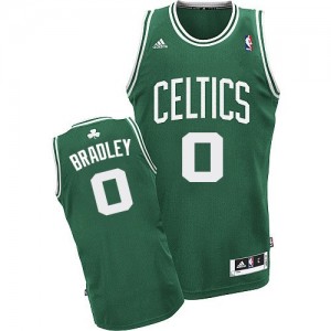 Maillot NBA Vert (No Blanc) Avery Bradley #0 Boston Celtics Road Swingman Homme Adidas