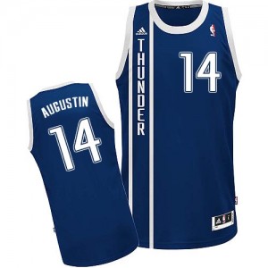 Maillot NBA Swingman D.J. Augustin #14 Oklahoma City Thunder Alternate Bleu marin - Homme