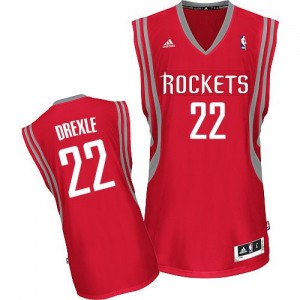 Maillot Adidas Rouge Road Swingman Houston Rockets - Clyde Drexler #22 - Homme