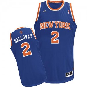 Maillot NBA Swingman Langston Galloway #2 New York Knicks Road Bleu royal - Homme